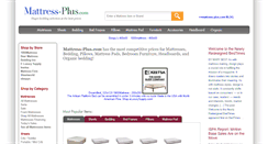 Desktop Screenshot of mattress-plus.com